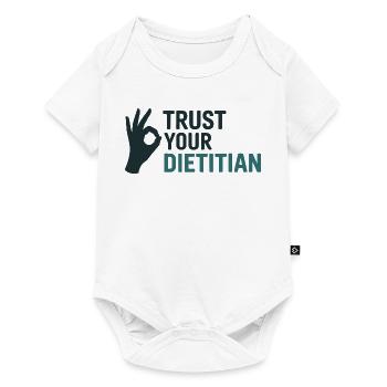 Trust Your Dietitian Professional Expert Guidance  - Baby Premium short-sleeve bodysuit - white - Front