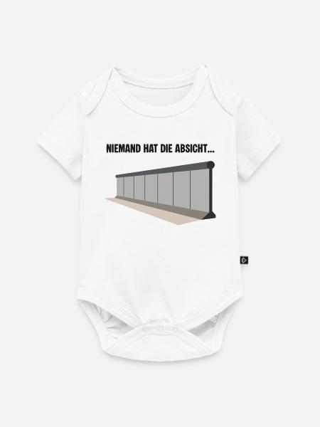 Absichtslose Mauer Zitat - Baby Premium Kurzarmbody - Weiß