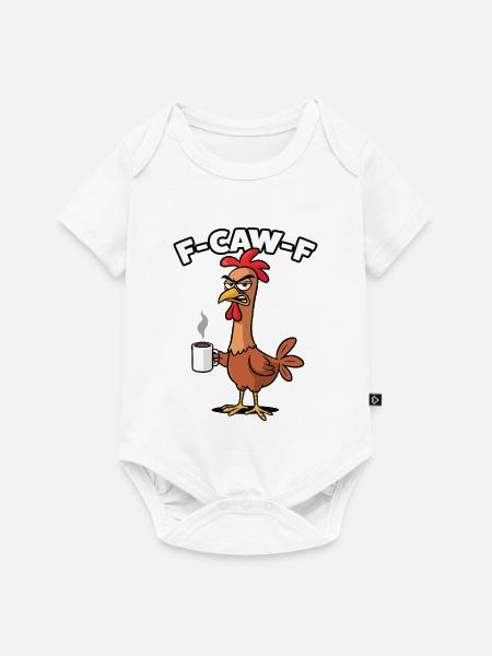 f-caw-f - Baby Premium Kurzarmbody - Weiß