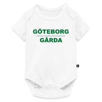Göteborg Gårda – Green-black design - Baby Premium short-sleeve bodysuit - white - Front