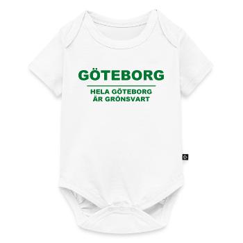Göteborg - L’ensemble de Göteborg est vert-noir - Body à manches courtes Premium Bébé - blanc - Devant