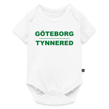Göteborg Tynnered – Design vert-noir - Body à manches courtes Premium Bébé - blanc - Devant