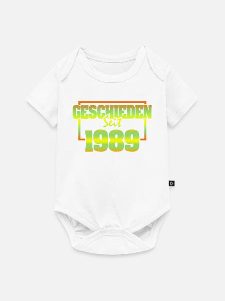 1989 - Baby Premium Kurzarmbody - Weiß