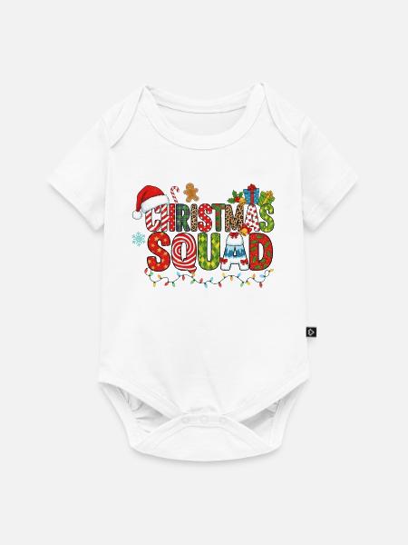 Christmas Squad - Baby Premium Kurzarmbody - Weiß