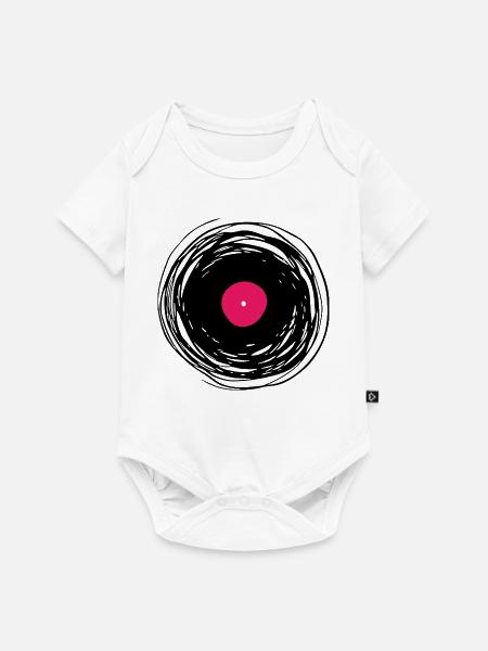 Scheibe - Baby Premium Kurzarmbody - Weiß