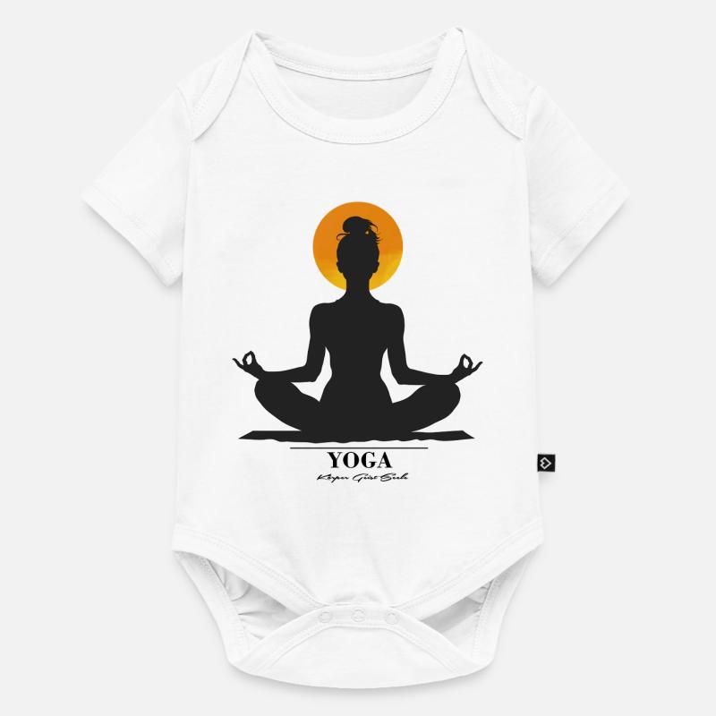 Méditation - Body à manches courtes Premium Bébé - blanc