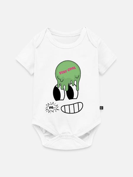 Stay Cool - Baby Premium Kurzarmbody - Weiß
