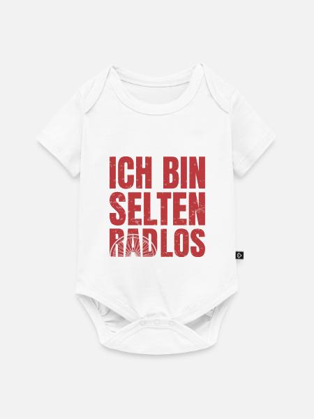 Fahrrad Spruch - Baby Premium Kurzarmbody - Weiß