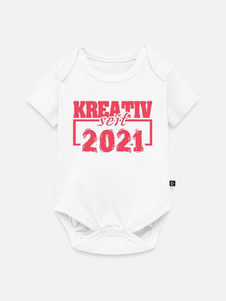2021 - Baby Premium Kurzarmbody - Weiß