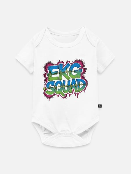Cardiac Tech EKG Squad Pacemaker Technician - Baby Premium Kurzarmbody - Weiß