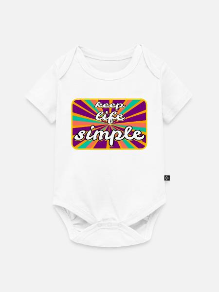 Das einfache Leben - Baby Premium Kurzarmbody - Weiß