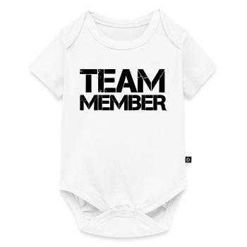 team_member - Body à manches courtes Premium Bébé - blanc - Devant