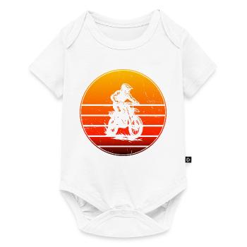 Tolles Motocross Geschenk für Motocross - Baby Premium Kurzarmbody - Weiß - Vorne