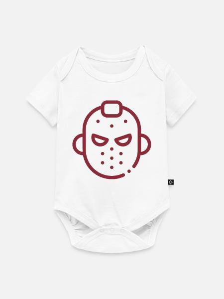 Maskensymbol - Baby Premium Kurzarmbody - Weiß