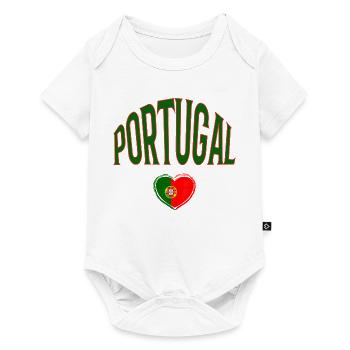 Portugal - Body à manches courtes Premium Bébé - blanc - Devant