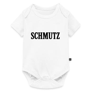 Schmutz Grunge Typo - Baby Premium Kurzarmbody - Weiß - Vorne