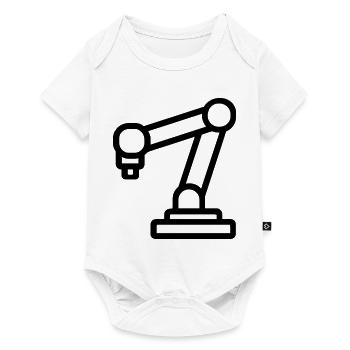 bras robotique - Body à manches courtes Premium Bébé - blanc - Devant