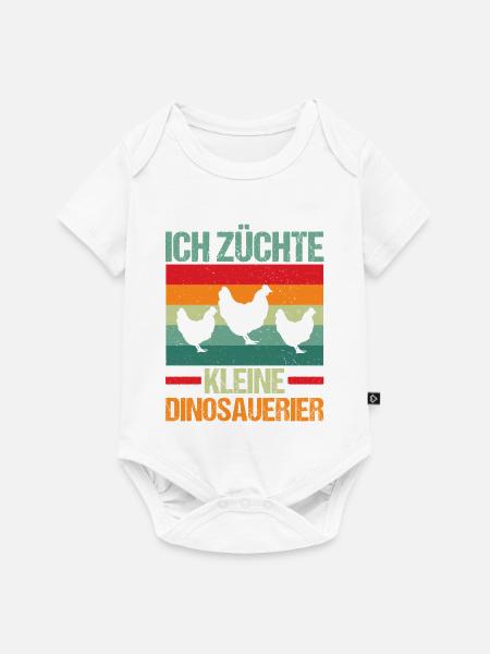 Hühner Hühnerbauer Bauer Landwirt Huhn - Baby Premium Kurzarmbody - Weiß