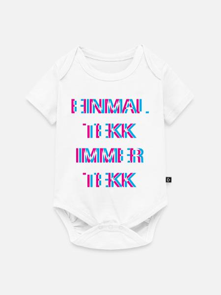 Hardtekk Tekk - Baby Premium Kurzarmbody - Weiß
