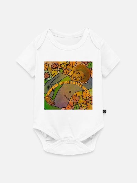 Pumpkin Spice Latte Stimmung - Baby Premium Kurzarmbody - Weiß
