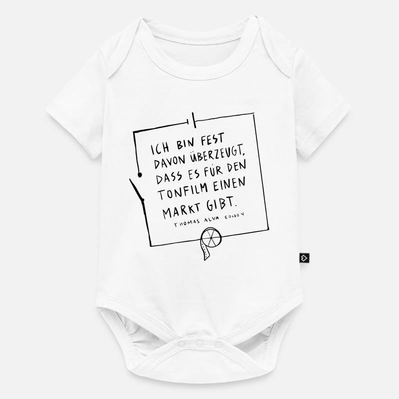 Thomas Edison Circuit - Baby Premium short-sleeve bodysuit - white