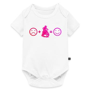 Grand cadeau de motocross pour le motocross - Body à manches courtes Premium Bébé - blanc - Devant