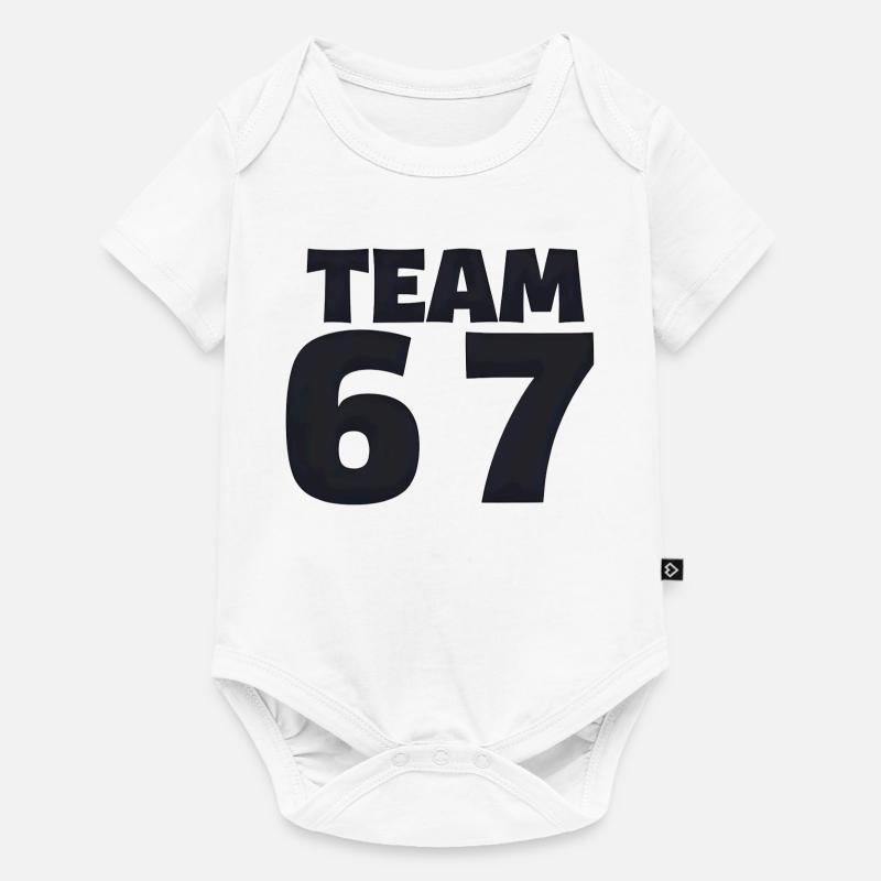 Team 6 7 - Body à manches courtes Premium Bébé - blanc