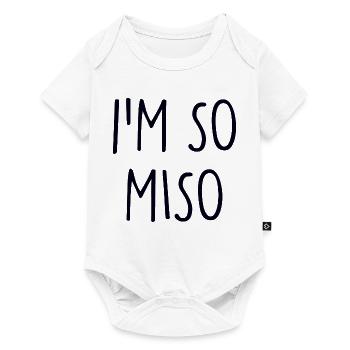 miso - Baby Premium short-sleeve bodysuit - white - Front