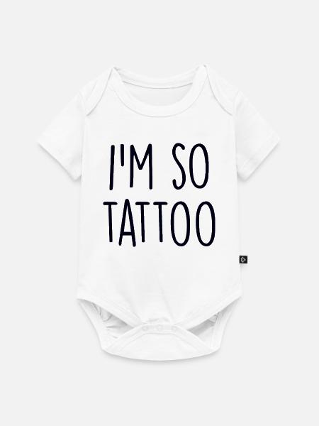 Tattoo tattooed - Baby Premium Kurzarmbody - Weiß