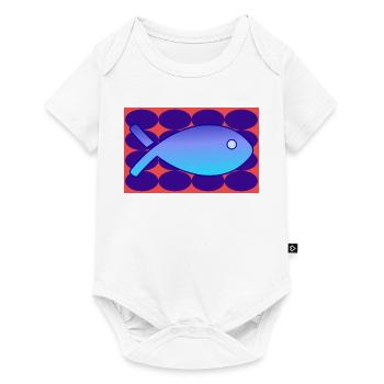 FISH. SARDINE. APRIL FOOL. SEA. OCEAN - Baby Premium short-sleeve bodysuit - white - Front