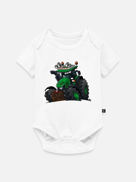 1095_GroeneTrekker - Baby Premium Kurzarmbody - Weiß