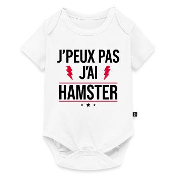 I Can't I Have Hamster Hamster Humor - Baby Premium short-sleeve bodysuit - white - Front