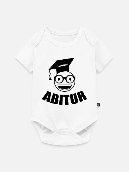 Nerd Student Abitur - Baby Premium Kurzarmbody - Weiß