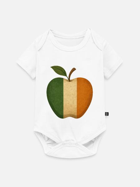 Irland - Baby Premium Kurzarmbody - Weiß