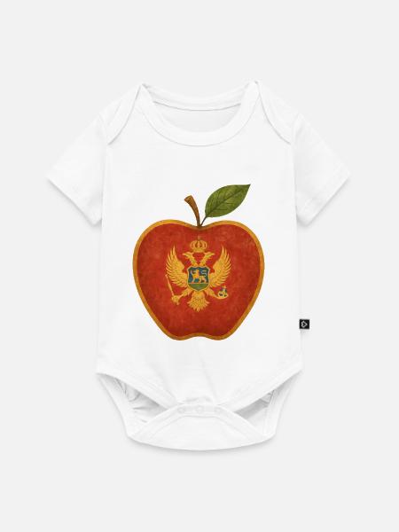 Montenegro - Baby Premium Kurzarmbody - Weiß