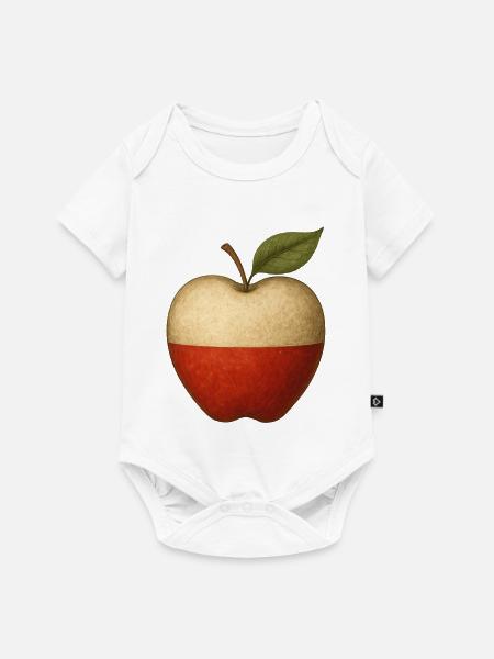 Polen - Baby Premium Kurzarmbody - Weiß