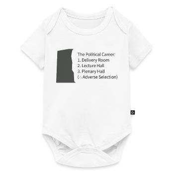 Carrière politique : présentation à la plénière - Body à manches courtes Premium Bébé - blanc - Devant