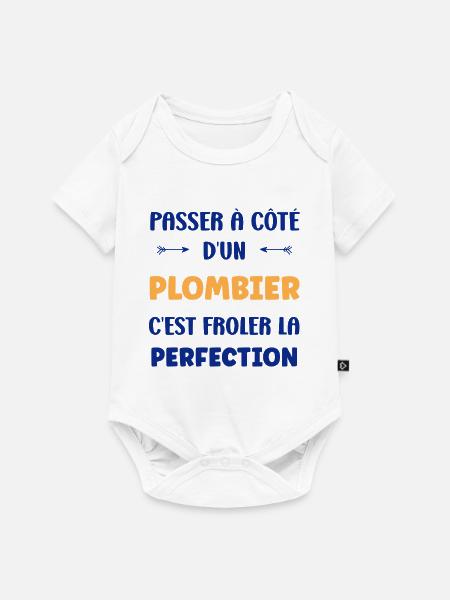 Klempner - Baby Premium Kurzarmbody - Weiß