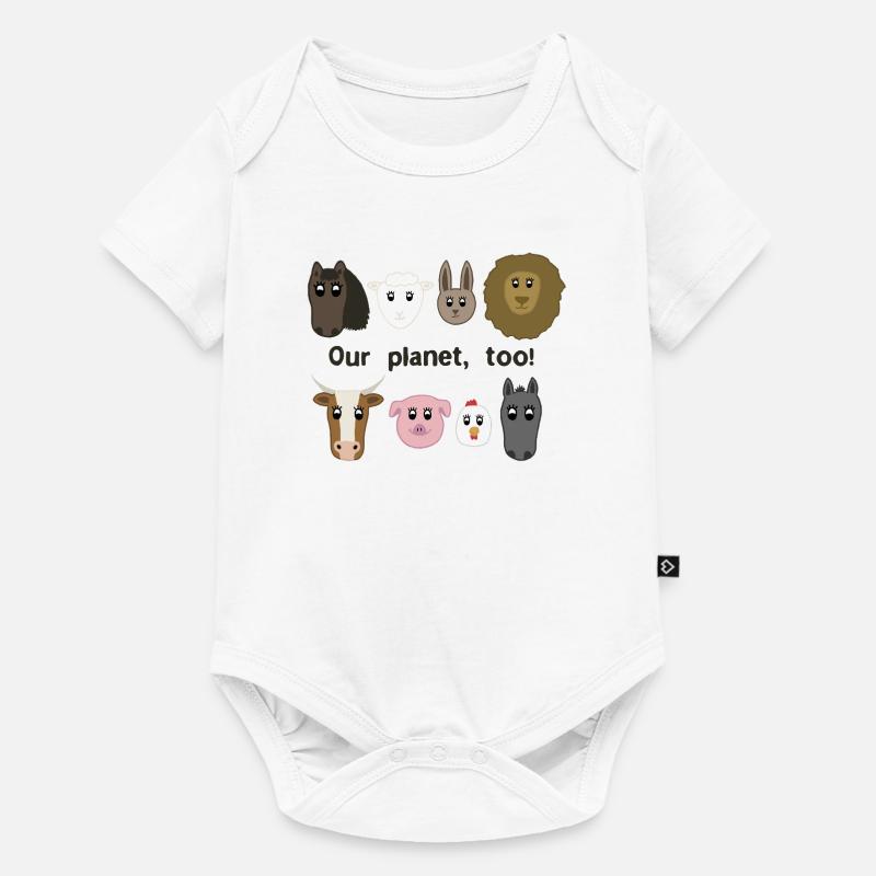 Notre planète - Body à manches courtes Premium Bébé - blanc