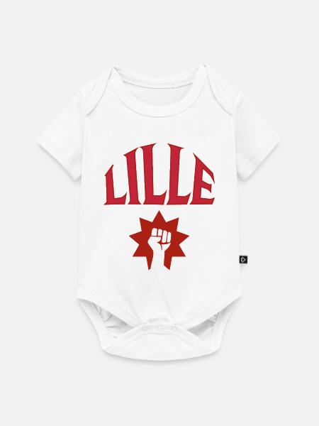 Lille - Baby Premium Kurzarmbody - Weiß