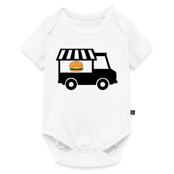 Street food truck - Baby Premium short-sleeve bodysuit - white - Front
