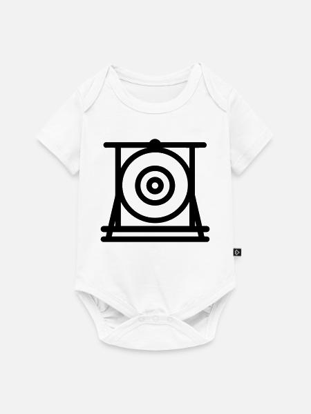 gong - Baby Premium Kurzarmbody - Weiß
