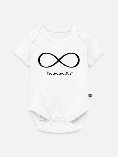 unendlichkeitszeichen summer - Baby Premium Kurzarmbody - Weiß