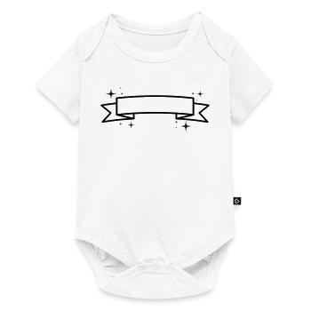Banner - Insert Text - Baby Premium short-sleeve bodysuit - white - Front