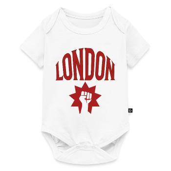 Londres - Body à manches courtes Premium Bébé - blanc - Devant