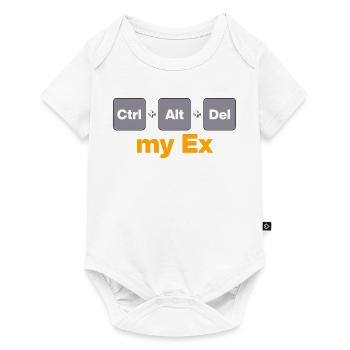 Ctrl Alt Supprimer mon ex pour les gamers et les geeks, Split - Body à manches courtes Premium Bébé - blanc - Devant