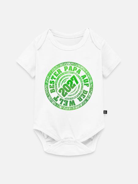2027 - Baby Premium Kurzarmbody - Weiß