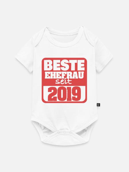 Frau 2019 - Baby Premium Kurzarmbody - Weiß