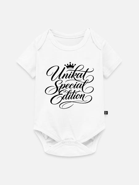 Unikat Special Edition - Baby Premium Kurzarmbody - Weiß