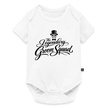 Escouade des mariés Bräutigam Jga - Body à manches courtes Premium Bébé - blanc - Devant